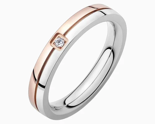 Anillo De Acero Amor Brillante Anillo De Acero Amor Brillante