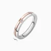 Anillo De Acero Amor Brillante