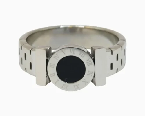 Anillo De Acero Numeros Romanos