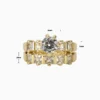 Anillo De Oro Alianza Brillante