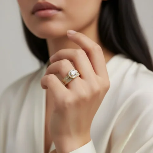 Anillo De Oro Alianza Doble