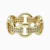 Anillo De Oro Aros Lazados Anillo De Oro Aros Lazados