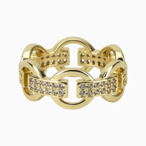 Anillo De Oro Aros Lazados Anillo De Oro Aros Lazados
