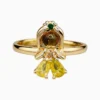 Anillo De Oro Princesa Ajustable