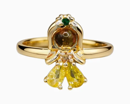 Anillo De Oro Princesa Ajustable
