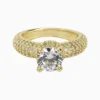 Anillo De Oro Solitario Brillante