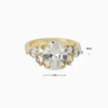 Anillo De Oro Solitario Elegante Piedra