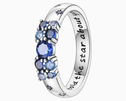Anillo De Plata Amor De Estrellas