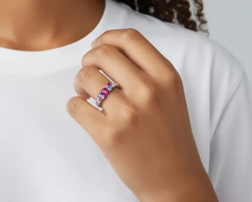 Anillo De Plata Amor Por Siempre