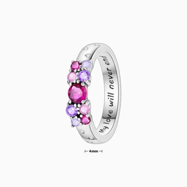 Anillo De Plata Amor Por Siempre