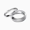 Anillo De Plata Banda Torcida Para Combinar