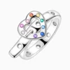 Anillo De Plata Cinturon De Corazon