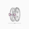 Anillo De Plata Dos Corazones