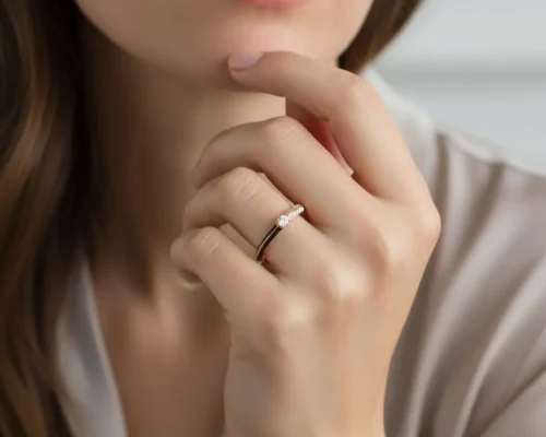 Anillo De Plata Dual Negro