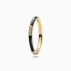 Anillo De Plata Esmalte Negro