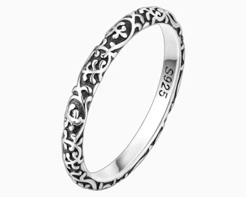 Anillo De Plata Flor De Luna