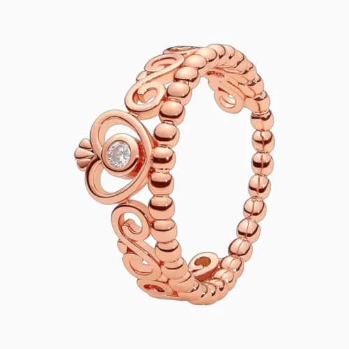 Anillo De Plata Mi Princesa Rosa
