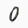 Anillo De Plata Negro Ajustable