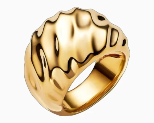 Anillo De Plata Ondas Llamativas Anillo De Plata Ondas Llamativas