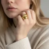 Anillo De Plata Ondas Para Combinar
