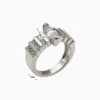 Anillo De Plata Piedra Brillante