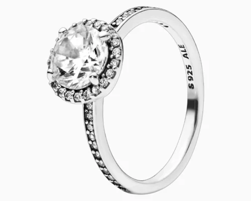 Anillo De Plata Redondo Superior