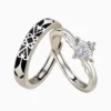 Anillo De Plata Rey y Reina Dual