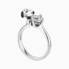 Anillo De Plata Snoopy Brillante