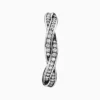 Anillo De Plata Trenzado Brillante