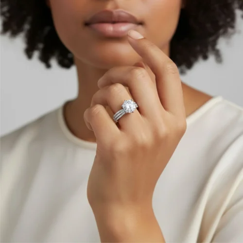 Anillo De Plata Triple Banda Brillante