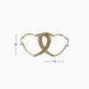 Aretes Arracadas De Acero Corazon Espiral