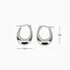 Aretes Arracadas De Acero Diseño Contemporaneo