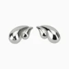Aretes Broquel De Acero Doble Gota