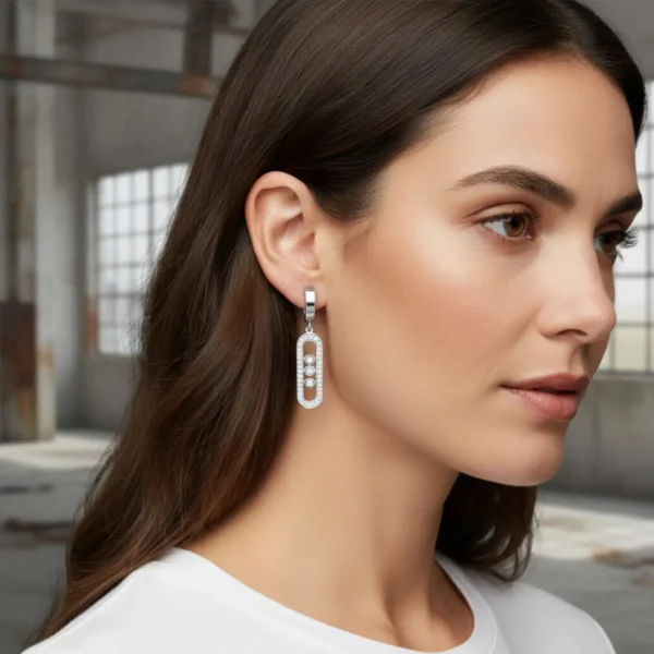 Aretes Huggies De Acero Movimiento Cincel Aretes Huggies De Acero Movimiento Cincel
