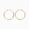 Aretes Arracadas De Oro Banda Torcida