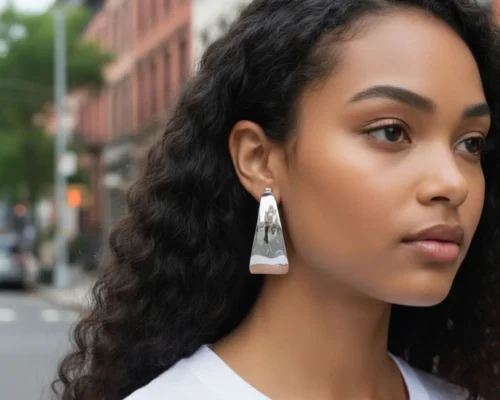 Aretes Arracadas De Oro Diseño Plano
