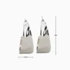 Aretes Arracadas De Oro Diseño Plano