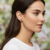 Aretes Broquel De Oro Mini Cerezas