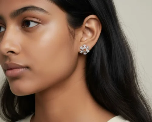Aretes Broquel De Plata Copo Brillante