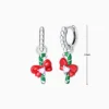 Aretes Huggies De Plata Baston y Moño