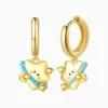 Aretes Huggies De Plata Estrella Feliz Aretes Huggies De Plata Estrella Feliz