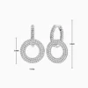 Aretes Huggies De Plata Triple Fila Aretes Huggies De Plata Triple Fila