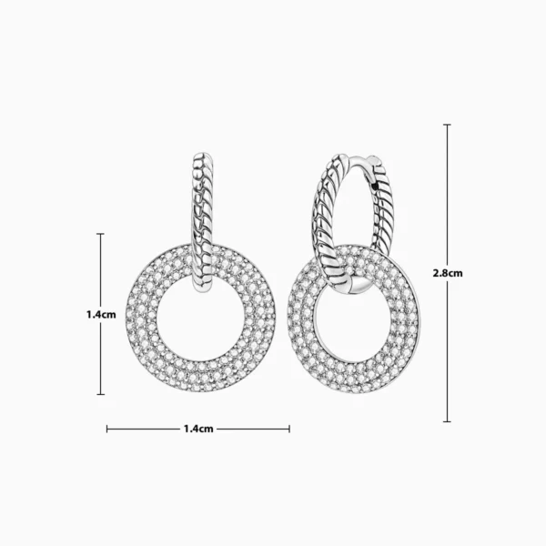 Aretes Huggies De Plata Triple Fila Aretes Huggies De Plata Triple Fila