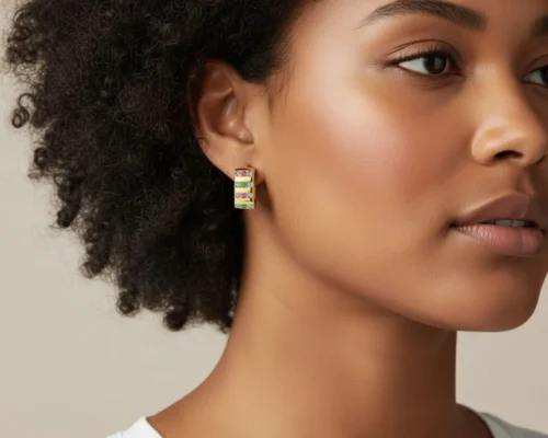 Aretes Huggies De Plata U Dorada