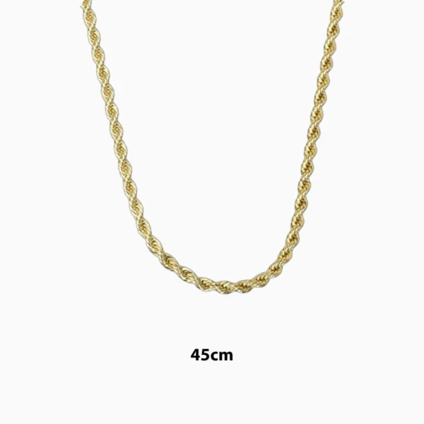Cadena De Oro Torsal 3mm