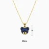 Collar De Oro Dije Cabeza De Oso