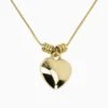 Collar De Oro Dije Corazon Dorado Collar De Oro Dije Corazon Dorado