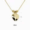 Collar De Oro Dije Corazon Dorado Collar De Oro Dije Corazon Dorado