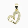 Dije De Oro Corazon Brillante