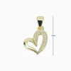Dije De Oro Corazon Brillante